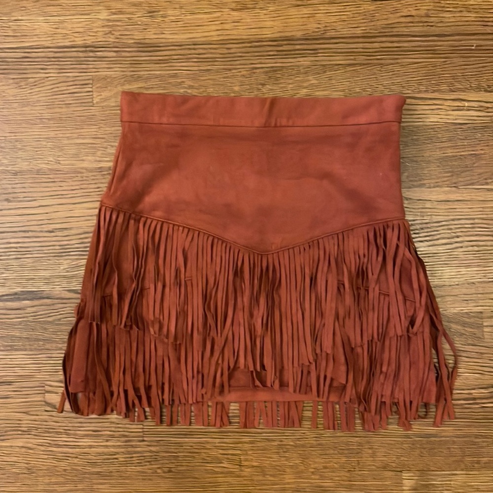 Altar’d state fringe skirt size M